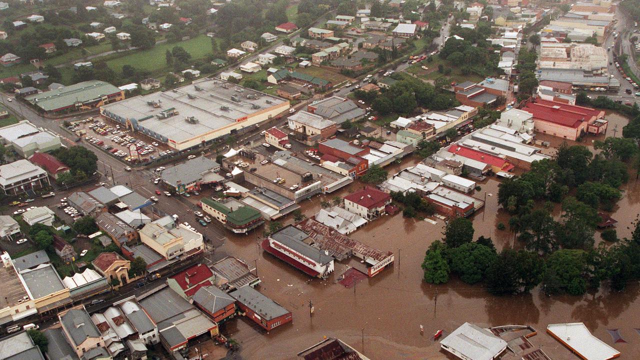 Flooding in Gympie from the Mary River. Photo: Nathan Richter