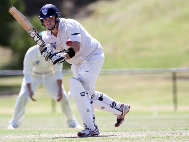 James Lowrie plays a shot off his legs. Picture: Stuart Milligan