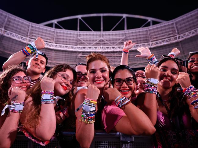 Taylor Swift fans pack Estadio Olimpico Nilton Santos in Rio de Janeiro ahead of the Eras Tour show. Picture: Buda Mendes/TAS23/Getty Images for TAS Rights Management