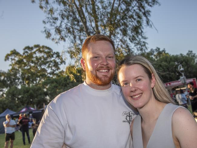 Noah Biddle and Madalyn Biddle celebrating 2024 and bringing in 2025 at Mildura's NYE celebrations. Picture: Noel Fisher