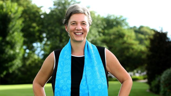 Quantum physics professor Michelle Simmons at Parliament House in Canberra yesterday before the Australian of the Year awards function. Picture: Kym Smith