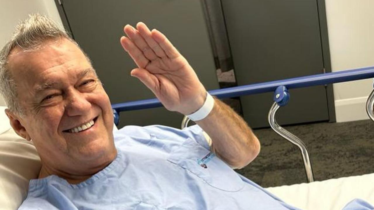 Rocker Jimmy Barnes after undergoing open heart surgery. Picture: Instagram