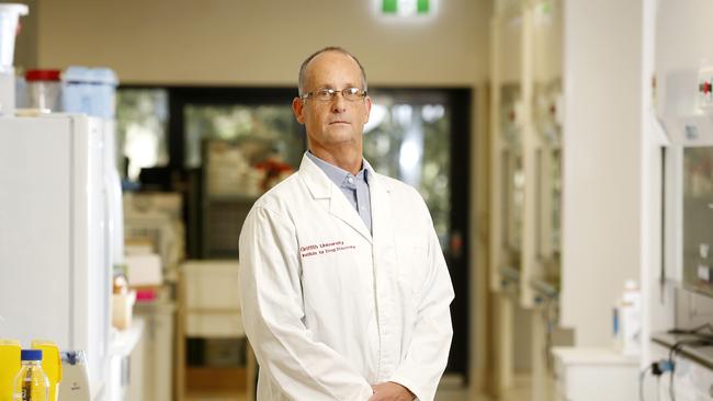 Professor Bernd Rehm from Griffith University is the lead researcher behind the Pseudomonas aeruginosa vaccine candidate. Picture: AAP/Josh Woning