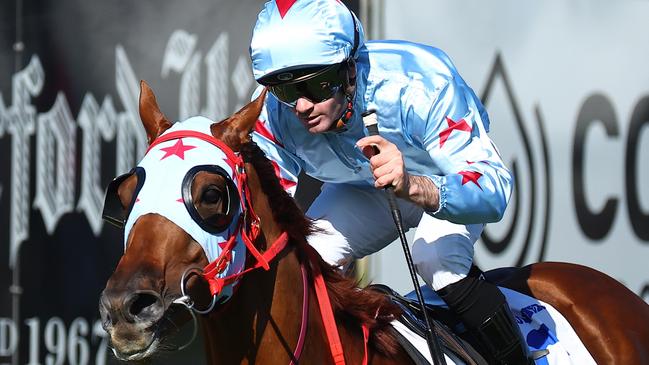 Tyler Schiller has been more strict with his diet to ride in the Doncaster Mile at a light weight. Picture: Jeremy Ng/Getty Images