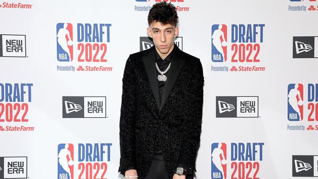 Chet Holmgren at the NBA Draft. Photo by Arturo Holmes/Getty Images