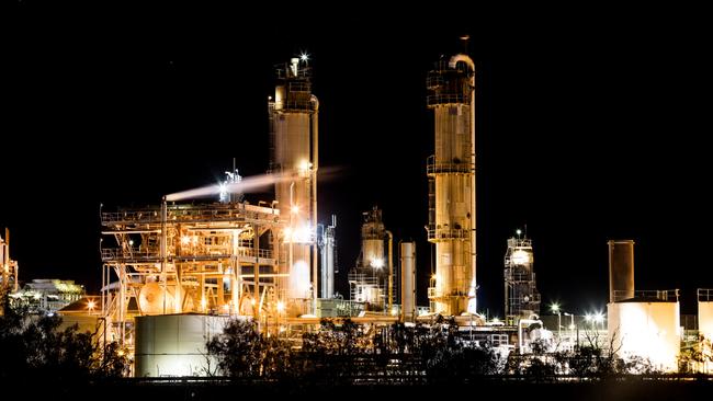 Santos’ Moomba plant. Picture: Kelly Barnes