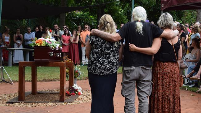 More than 200 people farewelled 24-year-old Jesse Marijonas Vilkelis-Curas after his death.