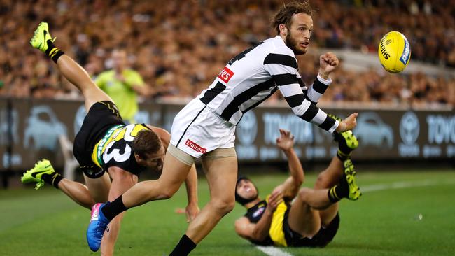 James Aish has been a major disappointment for the Pies. Picture: Getty Images