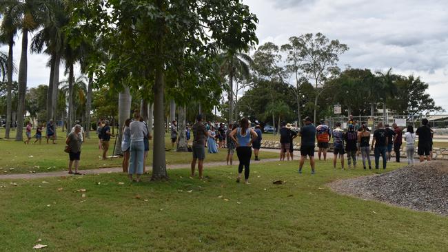 A public meeting was hosted by Torin O'Brien on Sunday May 7 at Rockhampton's Central Park for people to stand together against crime.