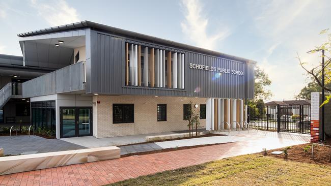 Learning pods are used at Schofields Public School.