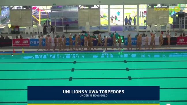 Replay: Australian Youth Water Polo Championships Week 1 - Sydney Uni Lions v UWA (18B Gold GF)