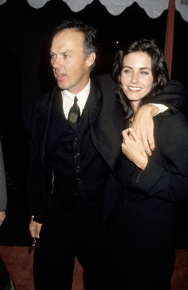 Michael Keaton and Courteney Cox. Picture: Jim Smeal/WireImage