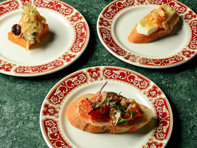 Cicchetti at the Venetian wonder Osteria Polpo. Picture: Jack Fenby