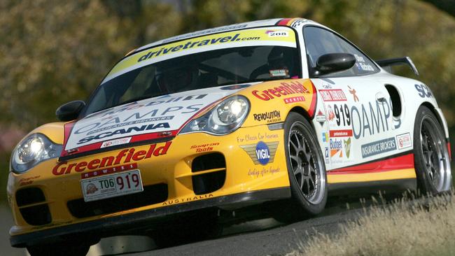 29/04/2006 SPORT: Targa Tasmania 06. Jim Richards and Barry Oliver during the Ross Stage.