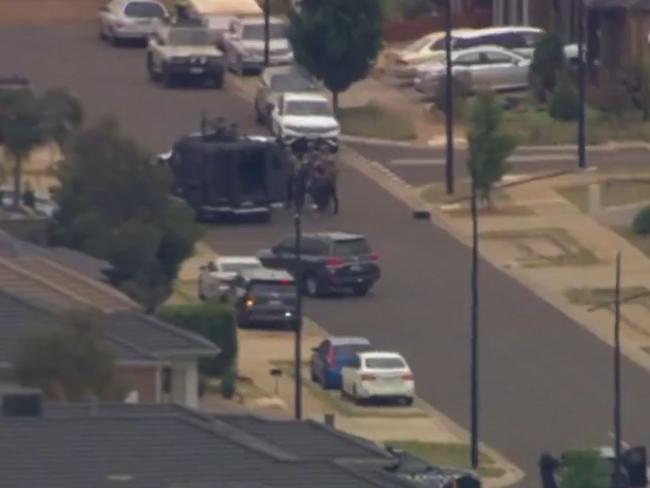 A man has reportedly been arrested. Picture: 7News