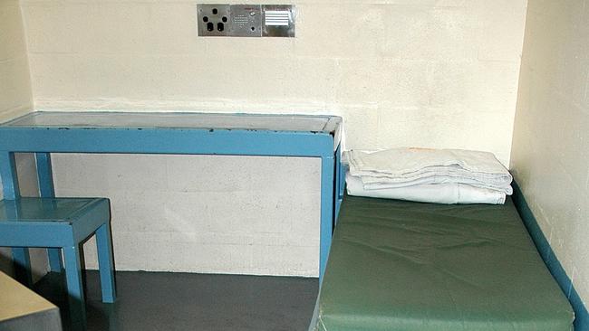 A cell inside Yatala Labour Prison’s G Division, where Michael Fyfe spent 28 years in solitary confinement.