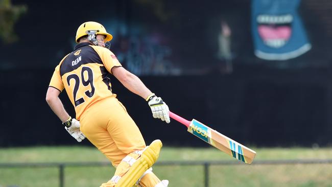 Werribee star Shaun Dean was forced to retire hurt. Picture: Steve Tanner