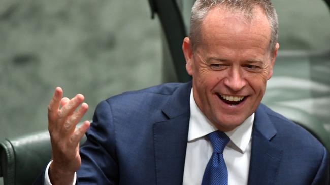 Opposition leader Bill Shorten will claim his plan to abolish dividend imputation ­refunds from the ATO will vastly improve Labor’s ­fiscal position. Picture: AAP/Mick Tsikas