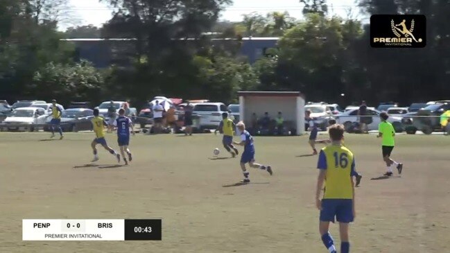 REPLAY: Premier Invitational - Gold Coast football - Brisbane Strikers v Peninsula Power (U14/15 Boys)