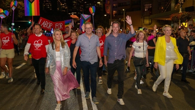 ‘unfortunate That I Am The First Prime Minister Anthony Albanese Marches In Sydneys Mardi 