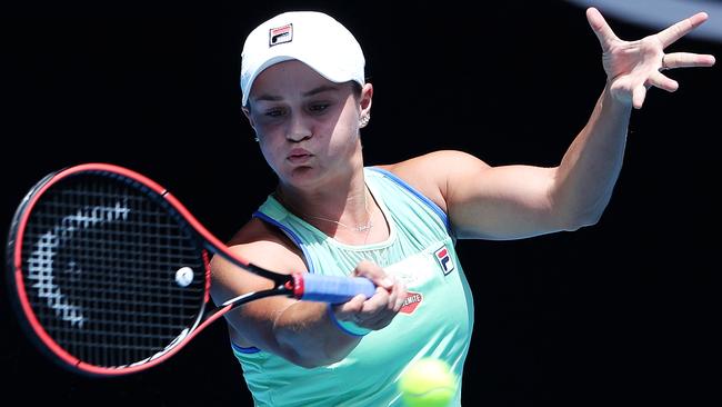 Ash Barty will play a warm up tournament in Melbourne before the big how. Picture: Mark Stewart