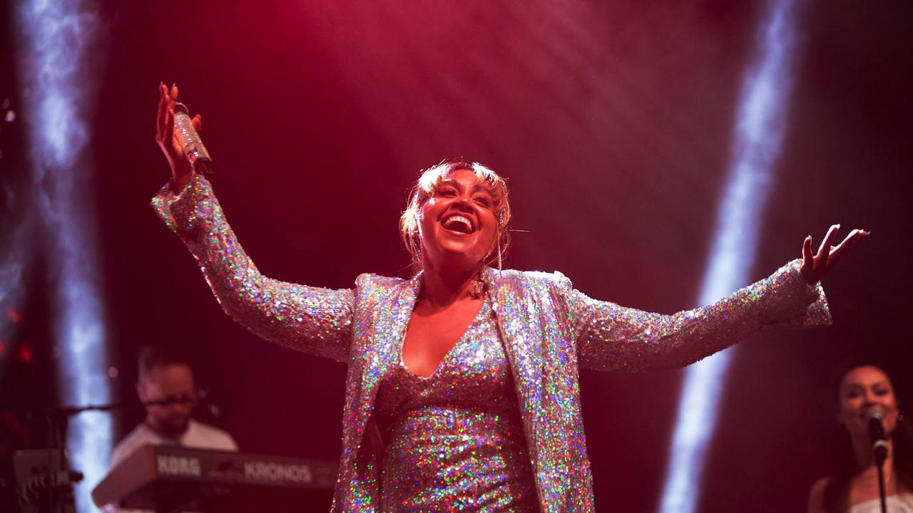 National Indigenous Music Awards (NIMA) 2019 in Darwin Jessica Mauboy performs. Picture David Hancock