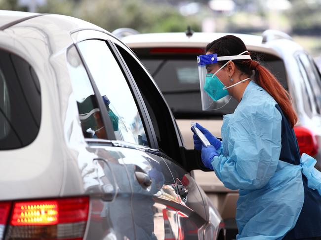 Health authorities have issued an urgent alert for 14 Sydney suburbs where residents should be alert for symptoms of COVID-19. Picture: Getty