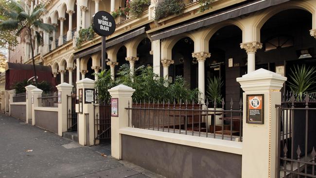 The World Bar on Bayswater Rd, Kings Cross.