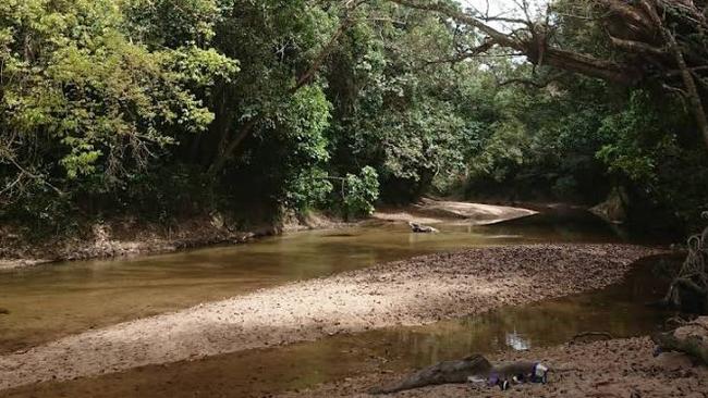 Behanna Creek at Moller Rd, Aloomba is usually a calm, pristine swimming spot but can become dangerous after heavy rain.