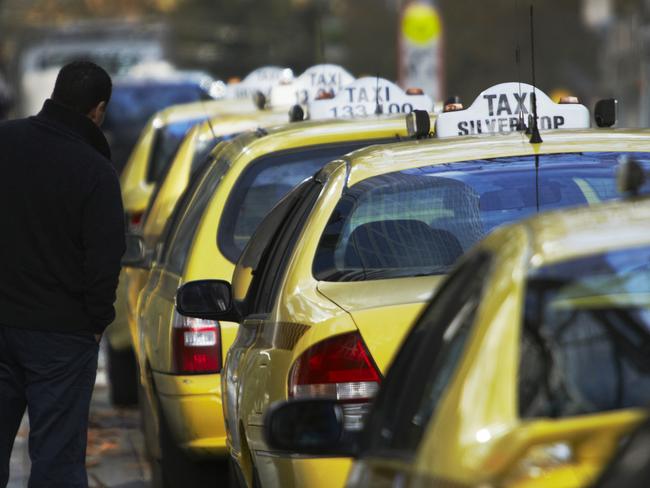 Melbourne Taxi line up for faresPicture: Getty Images