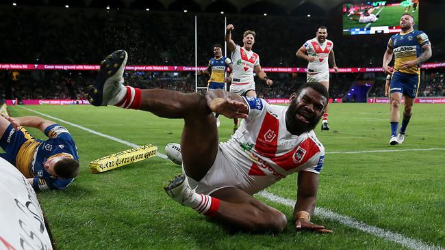 Powerhouse winger Mikaele Ravalawa. Picture: Getty