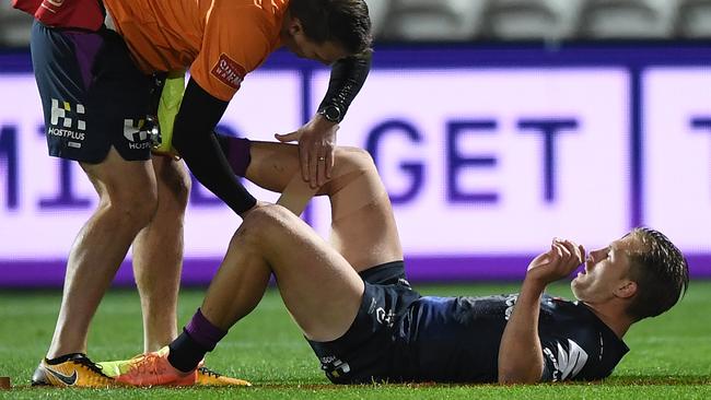 Cameron Munster has been sidelined with a knee injury. Picture: AAP/Joel Carrett