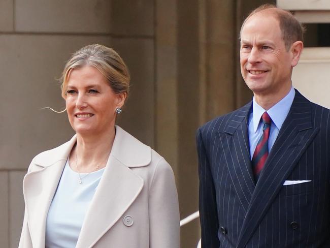 Sophie, Duchess of Edinburgh and Prince Edward, Duke of Edinburgh on behalf of King Charles III were not pleased they were expected to share Christmas with Prince Andrew. Picture: Victoria Jones-Pool/Getty Images