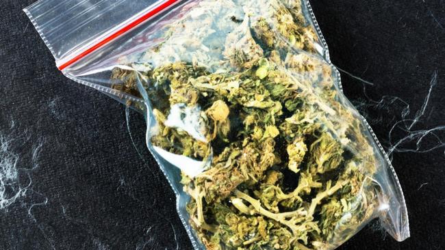 The 27-year-old left a bag of cannabis in the footwell of the car.