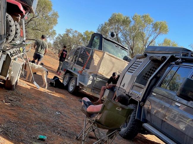 Queensland police released this photo, believed to be the last taken of Jeremiah Rivers before he disappeared at Weppo Creek, west of Noccundra in South West Queensland.