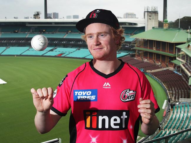 South Australian 18 year old leg spinner Lloyd Pope today announced he has signed with the Sydney Sixers for the upcoming BBL season. Picture. Phil Hillyard