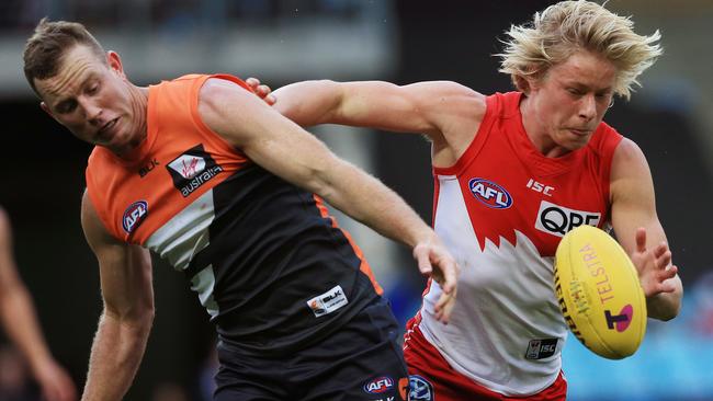 The Giants and Swans could meet in the Grand Final. Picture: Toby Zerna