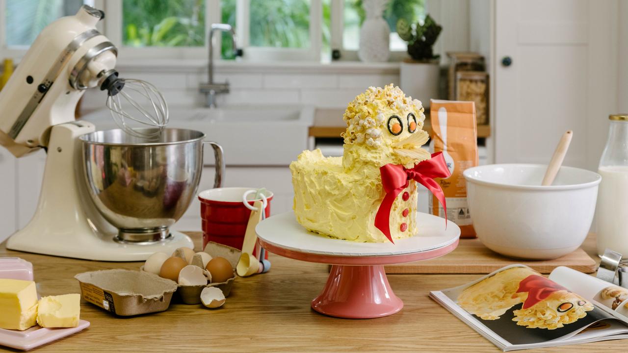 The iconic Heeler family home from Australia’s very own mega-hit and award-winning children's show, Bluey, is being listed on Airbnb in Brisbane, with online sessions for those who miss out including a duck cake baking lesson. Picture: Hannah Puechmarin