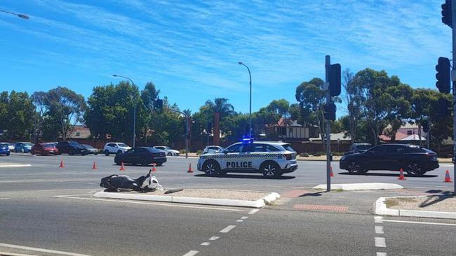 The scene of the alleged collision. Picture: Supplied