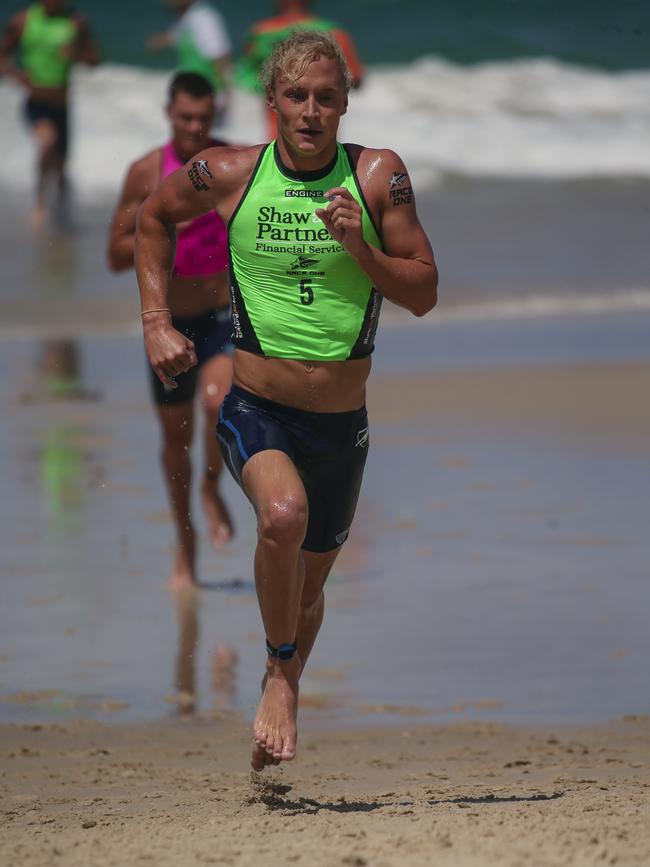 Finn Askew Day 1 of the Shaw and Partners Iron Man /Woman Series at North Burliegh. Picture: Glenn Campbell