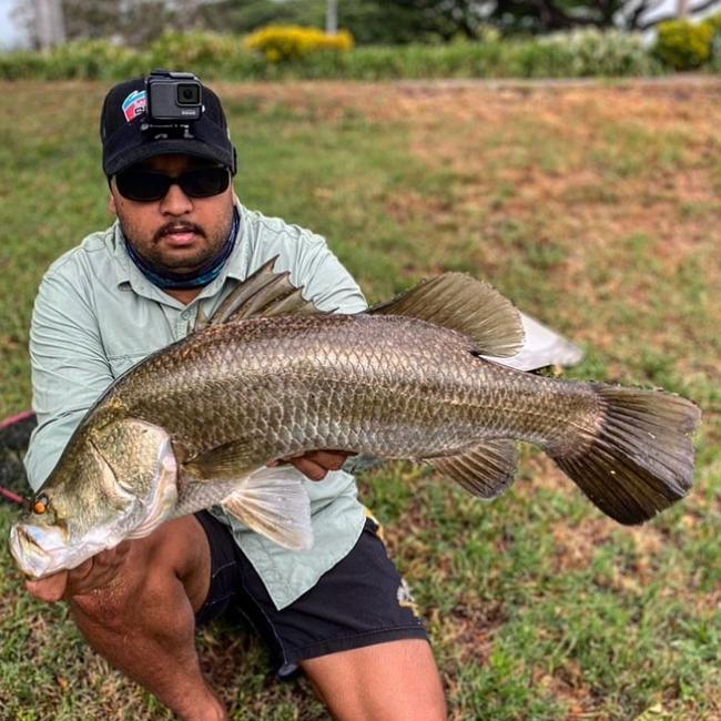 Townsville-based TikToker Barney's Fishing. Picture: Instagram/barnesyfishing_