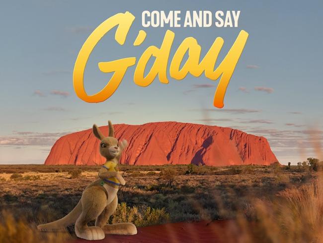 Ruby the Roo is the new face of Australian tourism, voiced by actor Rose Byrne.