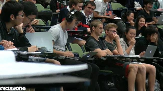 College Watching Porn - Student 'forgets' to plug headphones in while watching porn in class |  Daily Telegraph