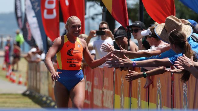 Nadi Canning Womens Elite division winner in the Coolangatta Gold short-course event. Picture by Scott Fletcher