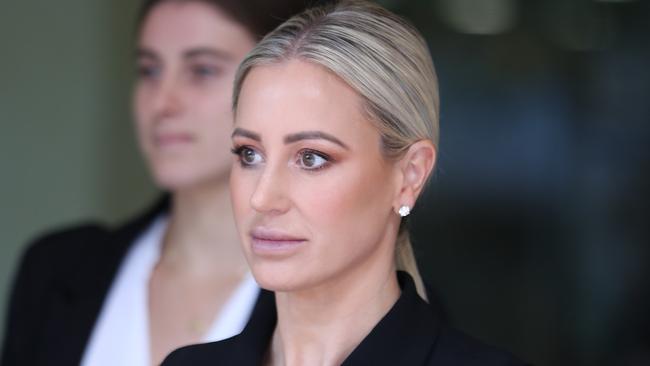 Celebrity PR boss Roxy Jacenko was left distraught after the graffiti attack. Picture: John Grainger