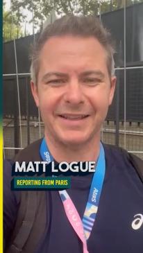 Matt Logue with the Opals v USA wrap