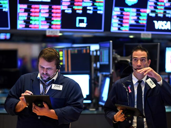 It’s been a tough time for global markets. Picture: AFP