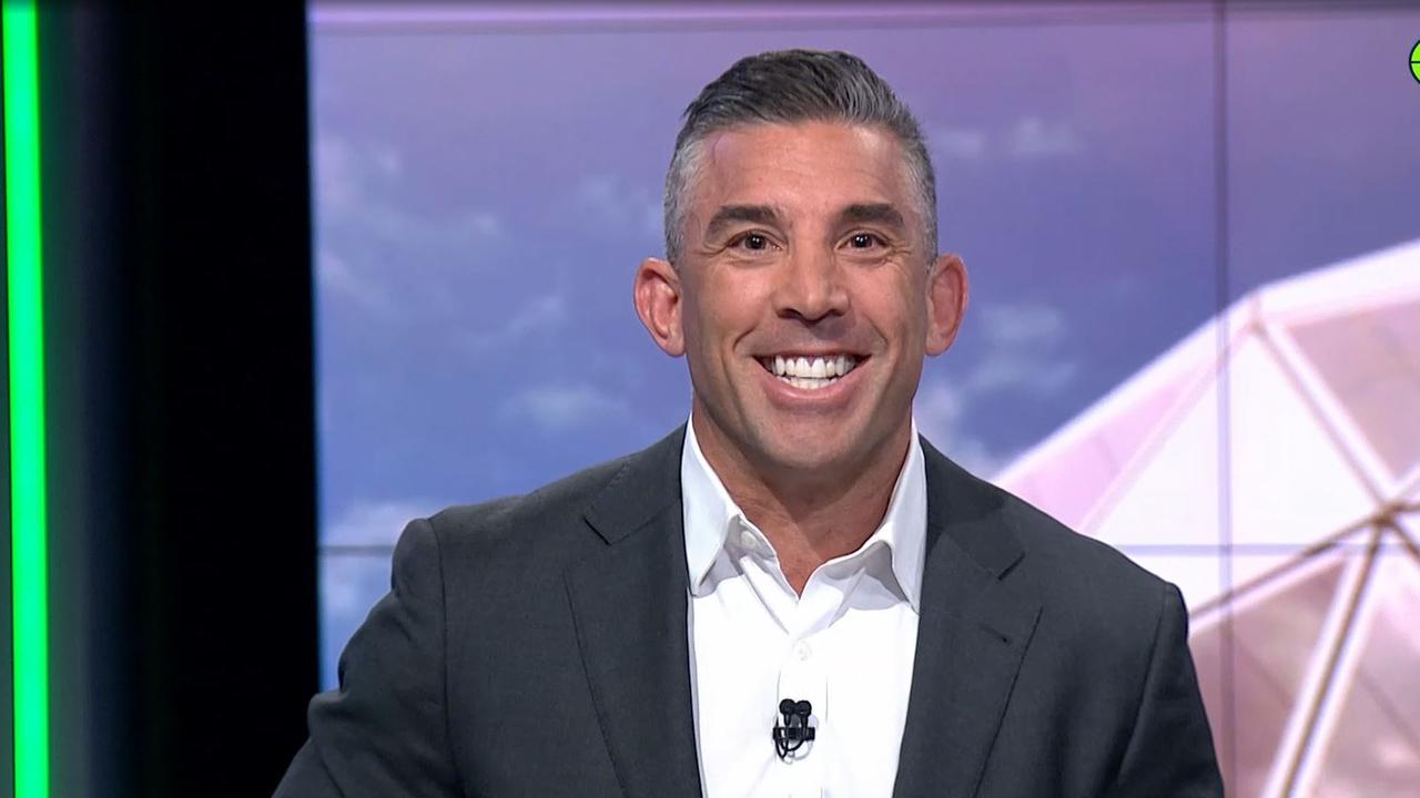 Anasta could only laugh off the Latrell jokes. Pic: Fox League