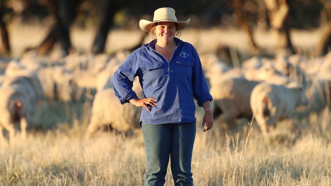 Sophie Hamilton has been promoted to overseer at Wyvern Station at Carrathool in NSW. Picture Yuri Kouzmin