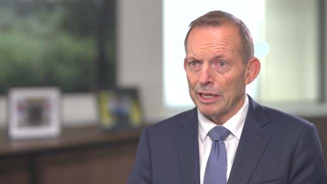 Tony Abbott has warned the Russian invasion of Ukraine could "embolden" Chinese President Xi Jinping to attack Taiwan. Picture: NCA Newswire / Gaye Gerard
